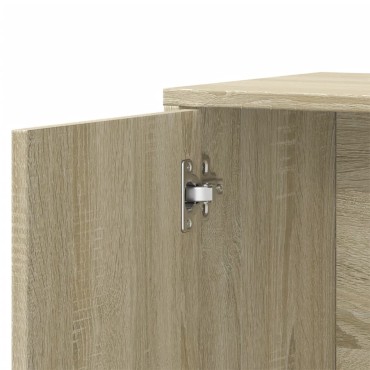 vidaXL Βοηθητικό Ντουλάπι Sonoma Δρυς 60x31x70cm Επεξεργασμένο Ξύλο 1 τεμ.