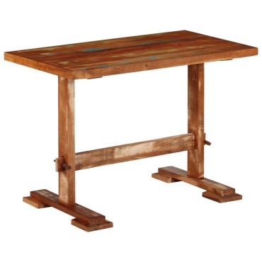 vidaXL Τραπεζαρία 110x55x78cm από Μασίφ Ανακυκλωμένο Ξύλο 1 τεμ.