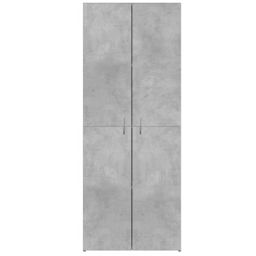 vidaXL Αρχειοθήκη Γκρι Σκυρ. 60x32x153cm Επεξεργασμένο Ξύλο 1 τεμ.