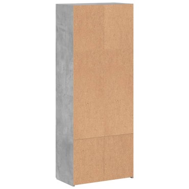 vidaXL Αρχειοθήκη Γκρι Σκυρ. 60x32x153cm Επεξεργασμένο Ξύλο 1 τεμ.