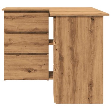 vidaXL Γωνιακό γραφείο Artisan Oak 145x100x76cm Κατασκευασμένο ξύλο 1 τεμ.