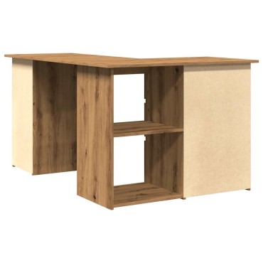 vidaXL Γωνιακό γραφείο Artisan Oak 145x100x76cm Κατασκευασμένο ξύλο 1 τεμ.