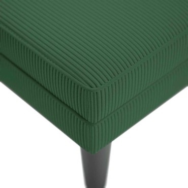 vidaXL Σαλόνι πολυθρόνας με μαξιλάρι ύφασμα Corduroy 132x56x70 cm