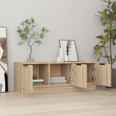 vidaXL Έπιπλο Τηλεόρασης Sonoma Δρυς 102x35x36,5cm Επεξεργασμένο Ξύλο