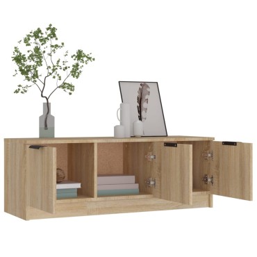 vidaXL Έπιπλο Τηλεόρασης Sonoma Δρυς 102x35x36,5cm Επεξεργασμένο Ξύλο