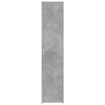 vidaXL Ντουλάπι Γκρι Σκυροδέματος 40x42,5x185cm Επεξεργασμένο Ξύλο 1 τεμ.