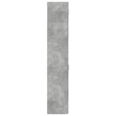 vidaXL Ντουλάπι Αποθήκευσης Στενό Γκρι 40x42,5x225cm Επεξεργ. Ξύλο 1 τεμ.
