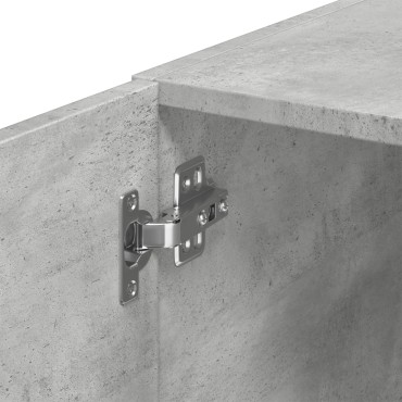 vidaXL Ντουλάπι Αποθήκευσης Στενό Γκρι 40x42,5x225cm Επεξεργ. Ξύλο 1 τεμ.