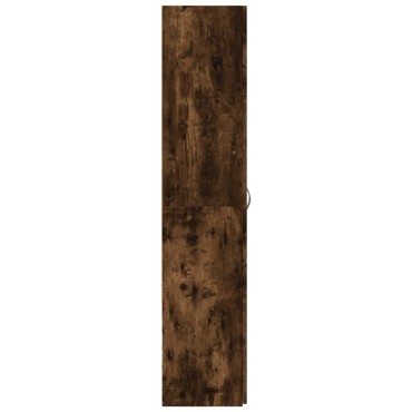 vidaXL Αρχειοθήκη Καπνιστή Δρυς 60x32x153cm Επεξ. Ξύλο 1 τεμ.