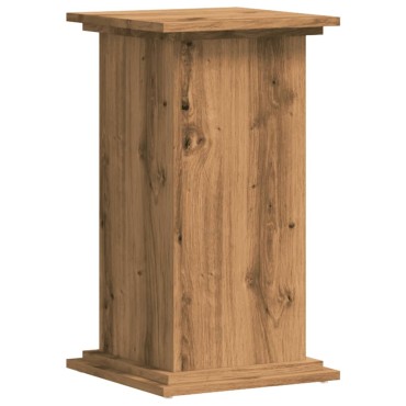 vidaXL Βάσεις Φυτών Αρτισιανή Δρυς 33x33x60 εκ. Επεξ. Ξύλο