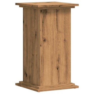 vidaXL Βάσεις Φυτών Αρτισιανή Δρυς 33x33x60 εκ. Επεξ. Ξύλο