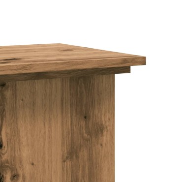 vidaXL Βάσεις Φυτών Αρτισιανή Δρυς 33x33x60 εκ. Επεξ. Ξύλο