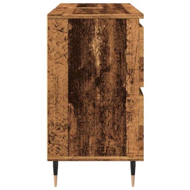 vidaXL Ντουλάπι Μπάνιου Παλαιό Ξύλο 80x33x60cm από Επεξεργασμένο Ξύλο