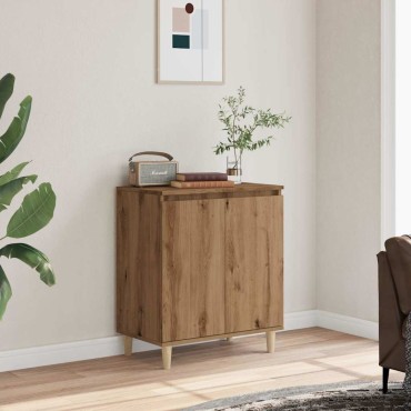 vidaXL Μπουφές Τεχνίτης Δρυς 60x35x70cm από Επεξεργασμένο Ξύλο 1 τεμ.