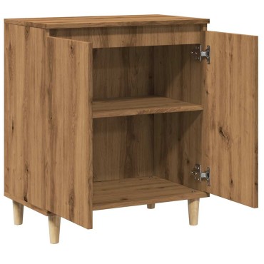 vidaXL Μπουφές Τεχνίτης Δρυς 60x35x70cm από Επεξεργασμένο Ξύλο 1 τεμ.