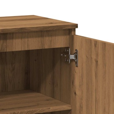 vidaXL Μπουφές Τεχνίτης Δρυς 60x35x70cm από Επεξεργασμένο Ξύλο 1 τεμ.