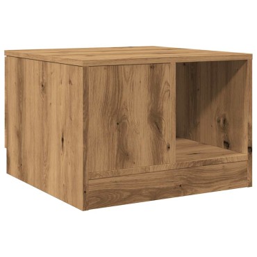 vidaXL Τραπεζάκι Σαλονιού τεχνίτης Δρυς 50x50x36cm Επεξεργασμένο Ξύλο 1 τεμ.
