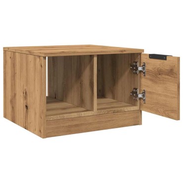 vidaXL Τραπεζάκι Σαλονιού τεχνίτης Δρυς 50x50x36cm Επεξεργασμένο Ξύλο 1 τεμ.