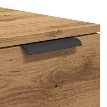 vidaXL Τραπεζάκι Σαλονιού τεχνίτης Δρυς 50x50x36cm Επεξεργασμένο Ξύλο 1 τεμ.