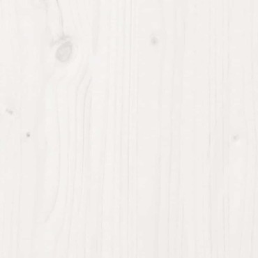 vidaXL Σκελετός Κρεβ. Χωρίς Στρώμα Λευκό 90x190cm Μασίφ Πεύκο 1 τεμ. - Μονό