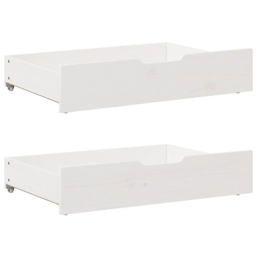 vidaXL Σκελετός Κρεβ. Χωρίς Στρώμα Λευκό 90x190cm Μασίφ Πεύκο 1 τεμ. - Μονό