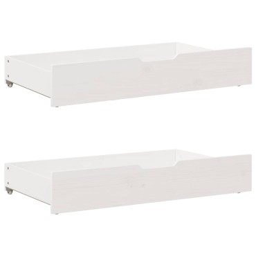 vidaXL Σκελετός Κρεβ. Χωρίς Στρώμα Λευκό 75x190cm Μασίφ Πεύκο 1 τεμ. - Μονό