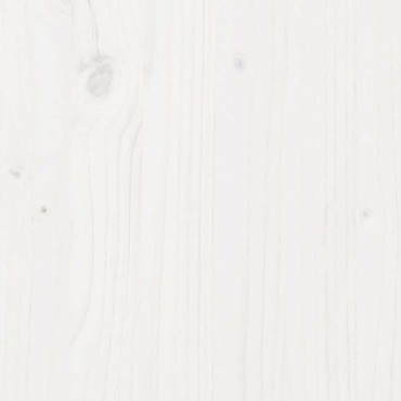 vidaXL Σκελετός Κρεβ. Χωρίς Στρώμα Λευκό 75x190cm Μασίφ Πεύκο 1 τεμ. - Μονό