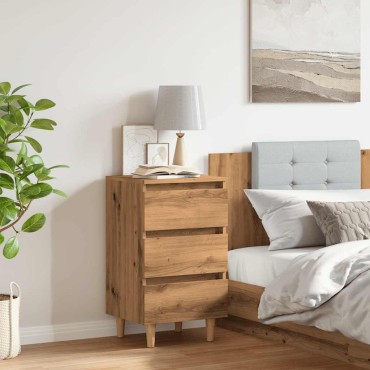 vidaXL Κομοδίνο 40x35x69cm από Επεξεργασμένο Ξύλο 1 τεμ.