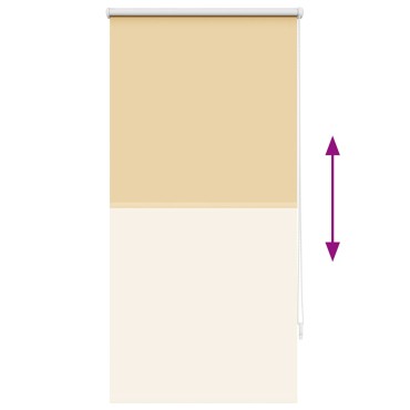 Στόρι Συσκότισης Ρόλερ Μπεζ 60 x 120 εκ.
