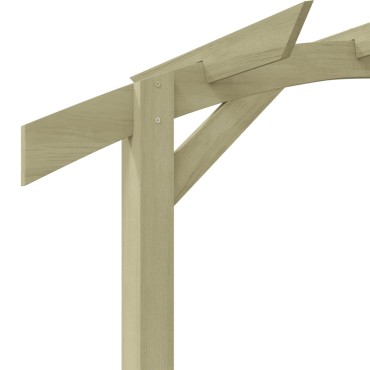 vidaXL Πέργκολα Κήπου 180 x 210 x 40 εκ. από Εμποτισμένο Ξύλο Πεύκου