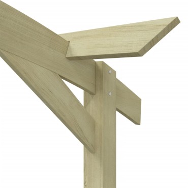 vidaXL Πέργκολα Κήπου 180 x 210 x 40 εκ. από Εμποτισμένο Ξύλο Πεύκου