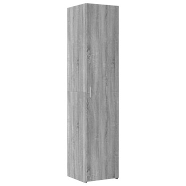 vidaXL Ντουλάπι Αποθήκευσης Στενό Δρυς 40x42,5x225cm Επεξεργ. Ξύλο 1 τεμ.