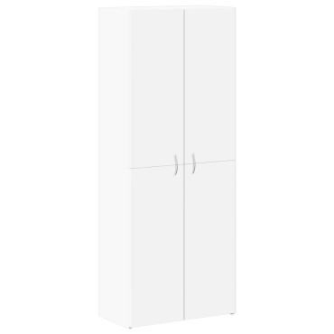 vidaXL Αρχειοθήκη Λευκή 60x32x153cm από Επεξεργασμένο Ξύλο 1 τεμ.