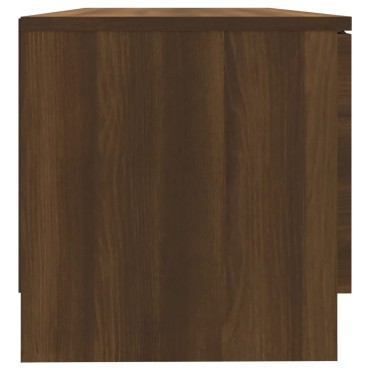 vidaXL Έπιπλα Τηλεόρασης 2 τεμ. Καφέ Δρυς 80x35x36,5cm Επεξεργ. Ξύλο