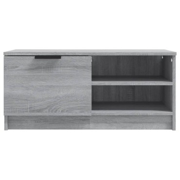 vidaXL Έπιπλα Τηλεόρασης 2 τεμ. Γκρι Sonoma 80x35x36,5cm Επεξ. Ξύλο