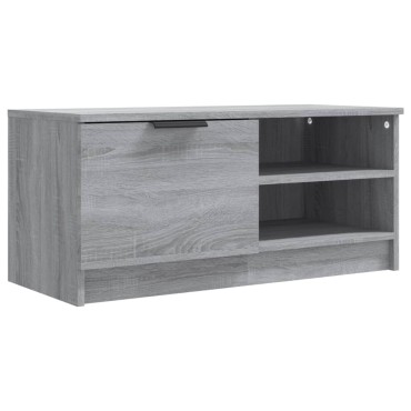 vidaXL Έπιπλα Τηλεόρασης 2 τεμ. Γκρι Sonoma 80x35x36,5cm Επεξ. Ξύλο