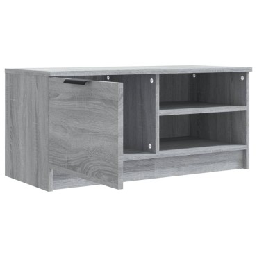 vidaXL Έπιπλα Τηλεόρασης 2 τεμ. Γκρι Sonoma 80x35x36,5cm Επεξ. Ξύλο