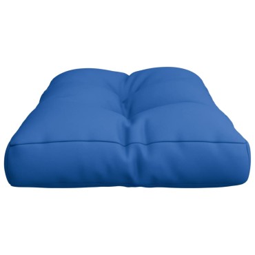 vidaXL Μαξιλάρι Παλέτας Μπλε Ρουά 70x40x12cm Υφασμάτινο