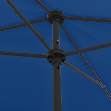 vidaXL Ομπρέλα Παραλίας Αζούρ Μπλε 200 x 125 εκ.