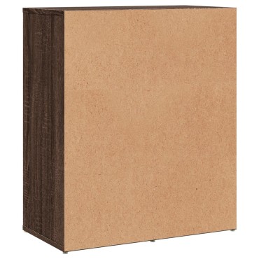 vidaXL Βοηθητικά Ντουλάπια 2 τεμ. Καφέ Δρυς 60x31x70cm Επεξεργ. Ξύλο