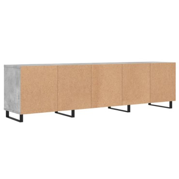 vidaXL Έπιπλο Τηλεόρασης Γκρι Σκυρ. 150x30x44,5cm Επεξ. Ξύλο