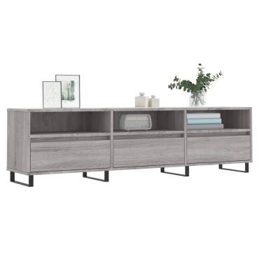 vidaXL Έπιπλο Τηλεόρασης Γκρι Sonoma 150x30x44,5cm από Επεξεργ. Ξύλο