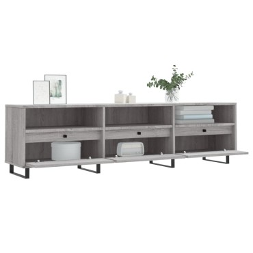 vidaXL Έπιπλο Τηλεόρασης Γκρι Sonoma 150x30x44,5cm από Επεξεργ. Ξύλο