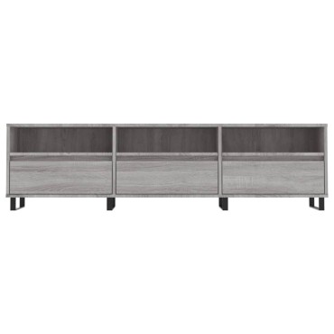 vidaXL Έπιπλο Τηλεόρασης Γκρι Sonoma 150x30x44,5cm από Επεξεργ. Ξύλο