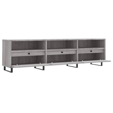 vidaXL Έπιπλο Τηλεόρασης Γκρι Sonoma 150x30x44,5cm από Επεξεργ. Ξύλο