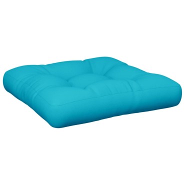 vidaXL Μαξιλάρι Παλέτας Τιρκουάζ 50x50x12cm Υφασμάτινο