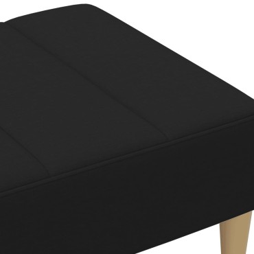 vidaXL Υποπόδιο Μαύρο 77x55x31cm Υφασμάτινο 1 τεμ.