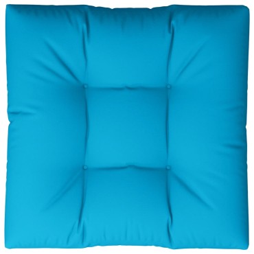 vidaXL Μαξιλάρι Παλέτας Μπλε 70x70x12cm Υφασμάτινο