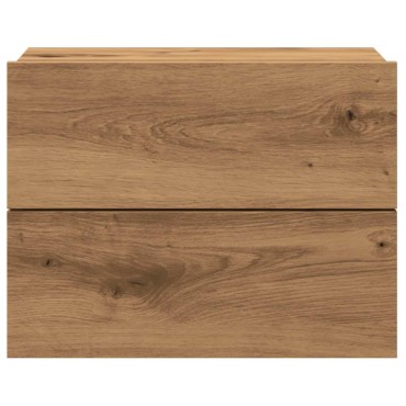 vidaXL Επιτοίχια κομοδίνα 2 τεμ. Artisan Oak 40x32x30cm