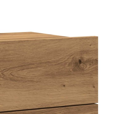 vidaXL Επιτοίχια κομοδίνα 2 τεμ. Artisan Oak 40x32x30cm
